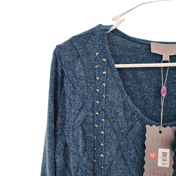 Pretty Angel Women's Assymetric Applique Linen Blend Tunic Fairycore Top - M - Picture 2 of 8